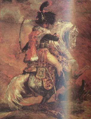 Theodore Gericault Chasseur of the Imperial Guard,Charging (mk10) Spain oil painting art